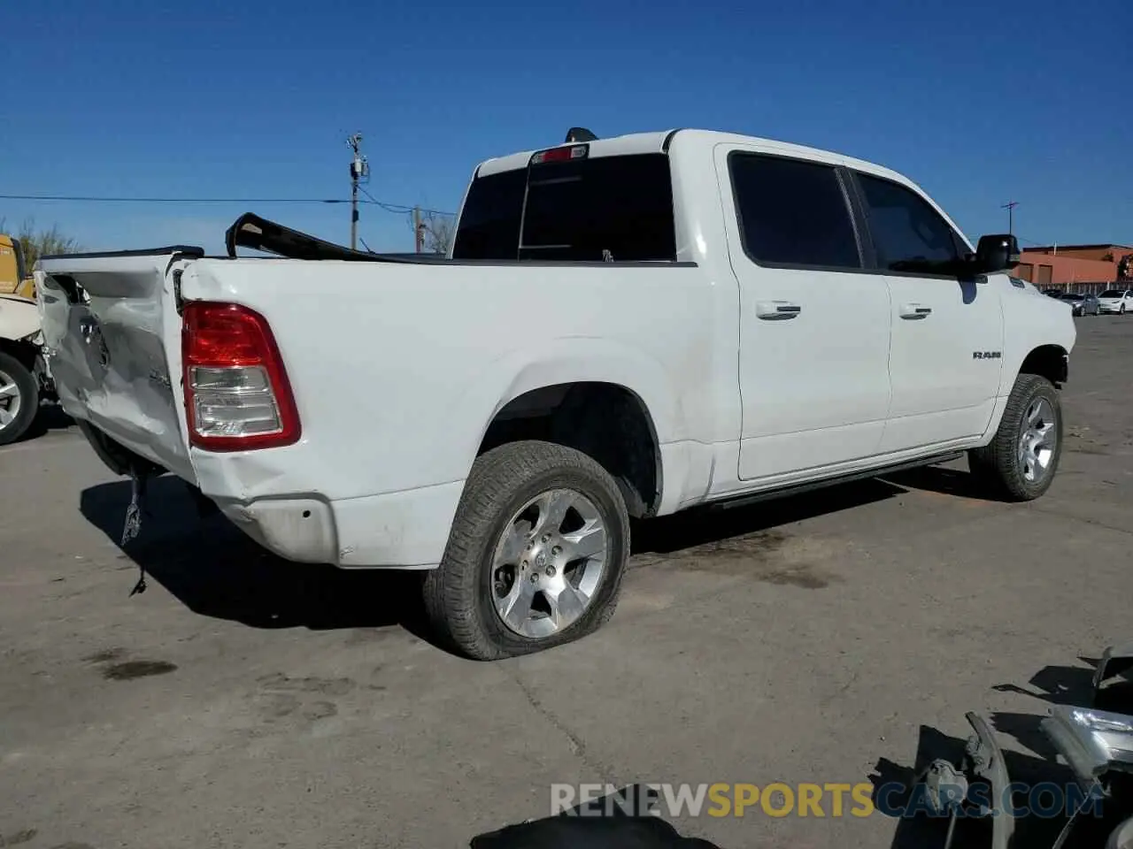 3 fotografías del automóvil dañado 1C6SRFFT5KN668991 RAM 1500 2019