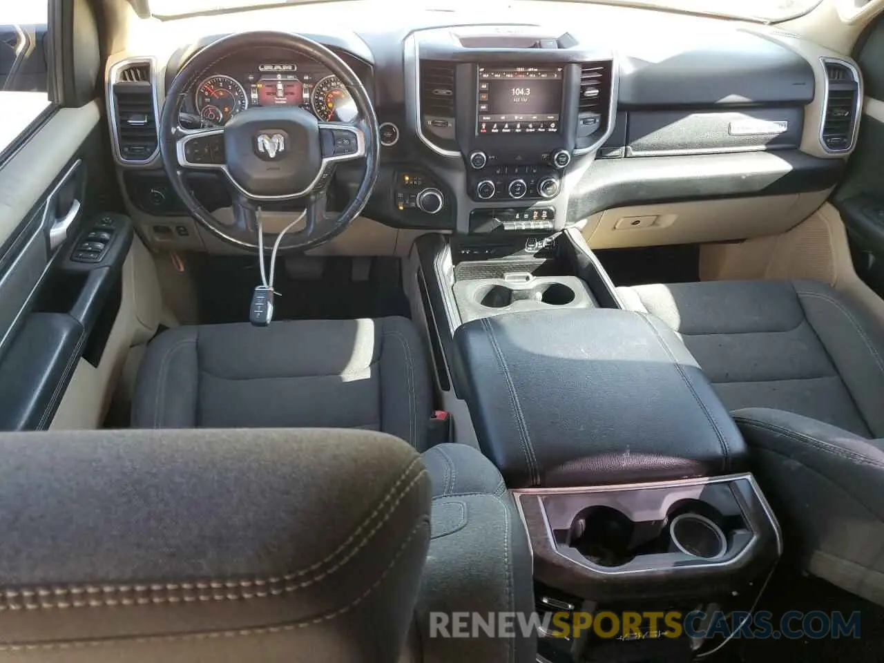 8 fotografías del automóvil dañado 1C6SRFFT5KN668991 RAM 1500 2019