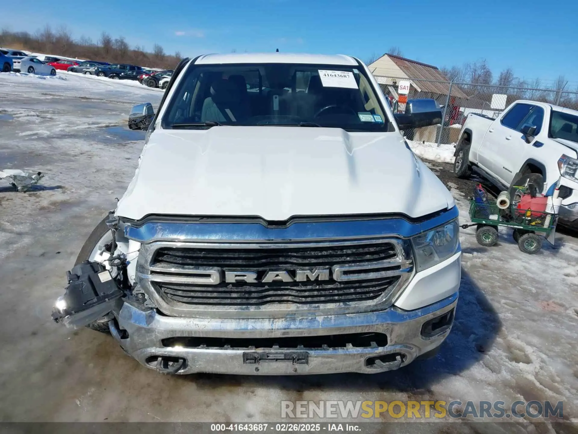 13 fotografías del automóvil dañado 1C6SRFFT5KN872254 RAM 1500 2019