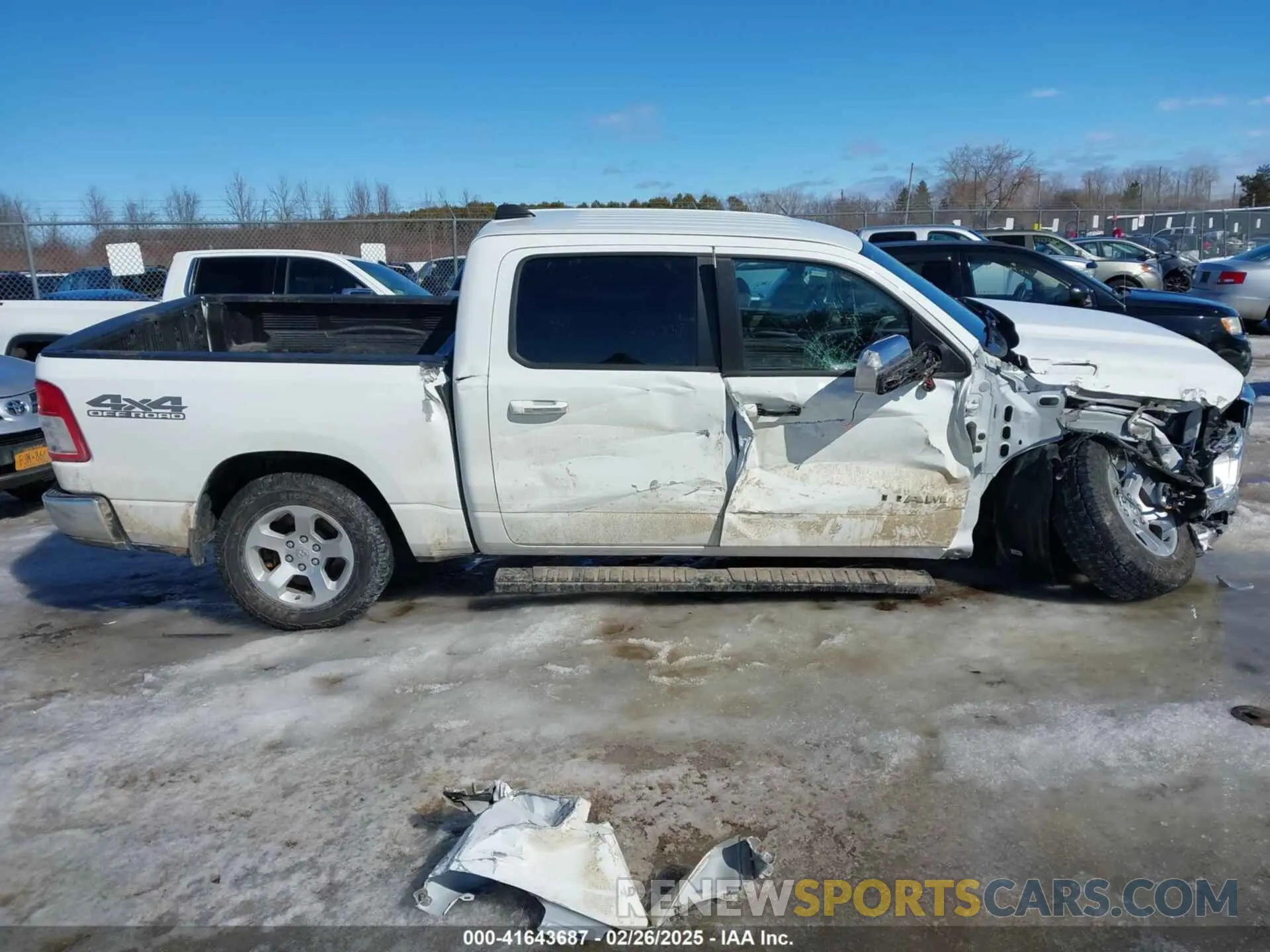 14 fotografías del automóvil dañado 1C6SRFFT5KN872254 RAM 1500 2019