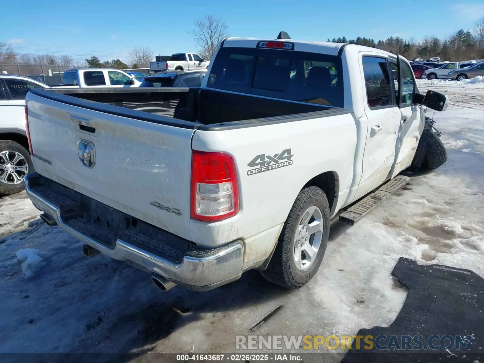4 fotografías del automóvil dañado 1C6SRFFT5KN872254 RAM 1500 2019
