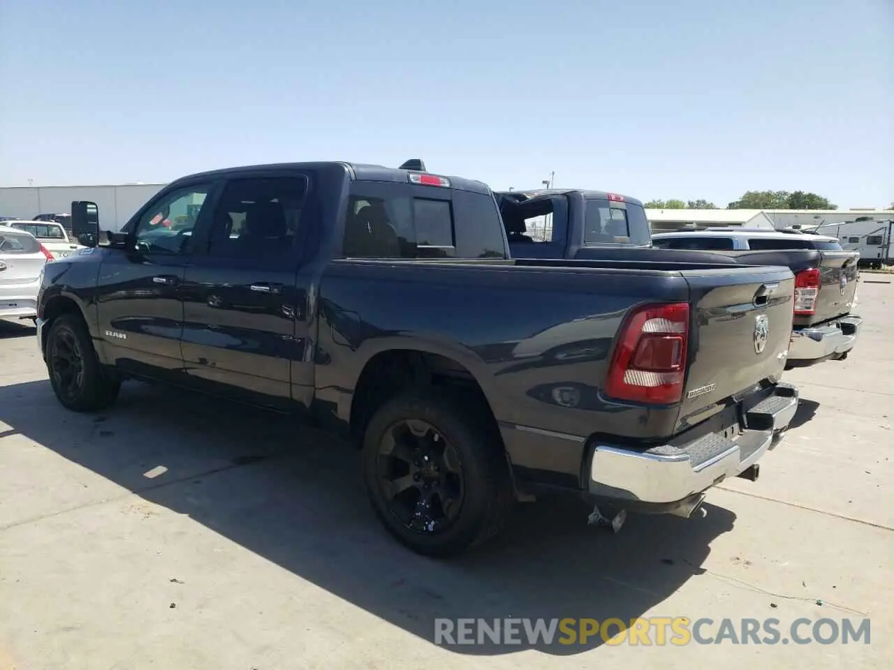 2 fotografías del automóvil dañado 1C6SRFFT6KN540355 RAM 1500 2019