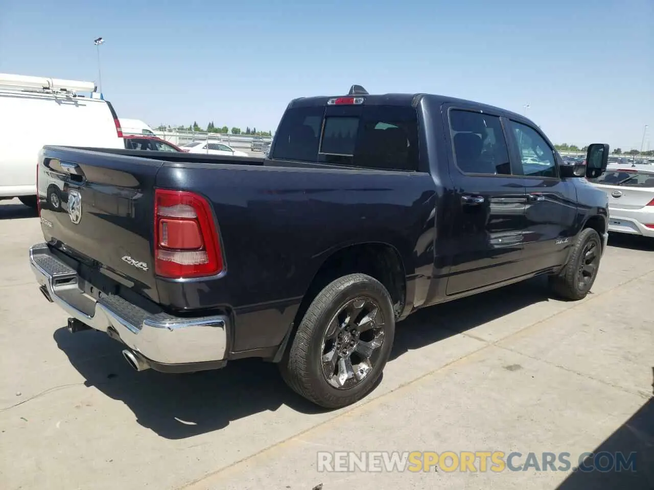 3 fotografías del automóvil dañado 1C6SRFFT6KN540355 RAM 1500 2019