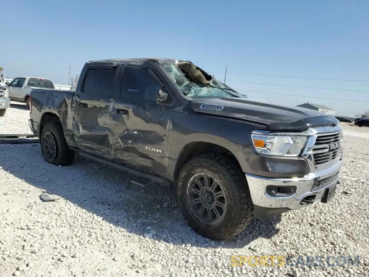 4 fotografías del automóvil dañado 1C6SRFFT6KN600666 RAM 1500 2019