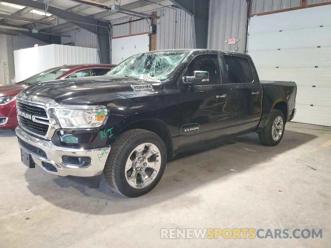 1 fotografías del automóvil dañado 1C6SRFFT6KN802438 RAM 1500 2019