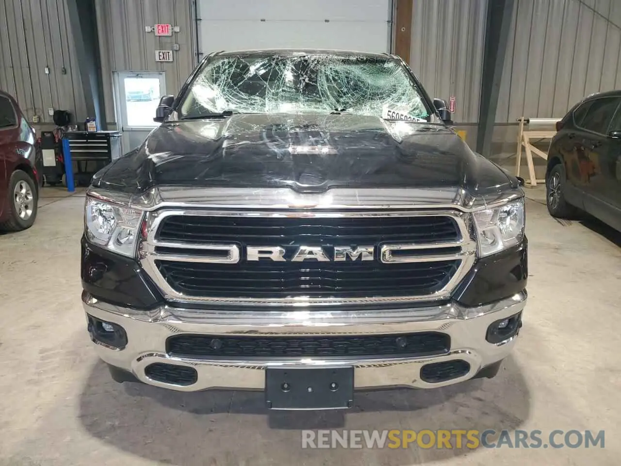 5 fotografías del automóvil dañado 1C6SRFFT6KN802438 RAM 1500 2019