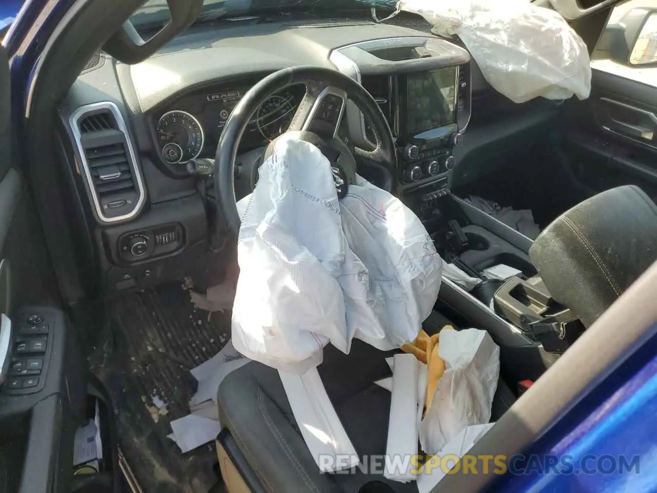 8 fotografías del automóvil dañado 1C6SRFFT7KN663257 RAM 1500 2019