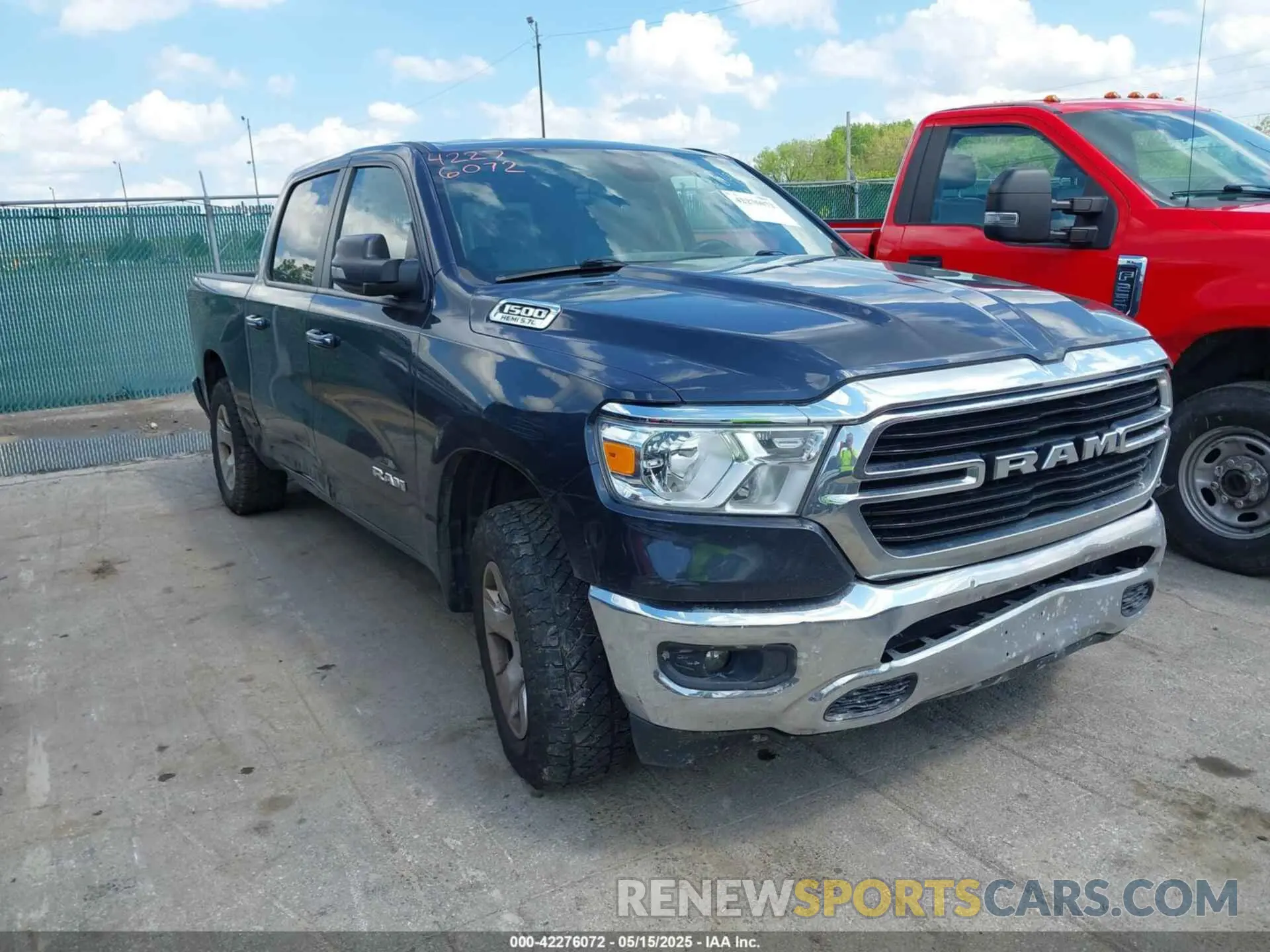1 fotografías del automóvil dañado 1C6SRFFT7KN720010 RAM 1500 2019