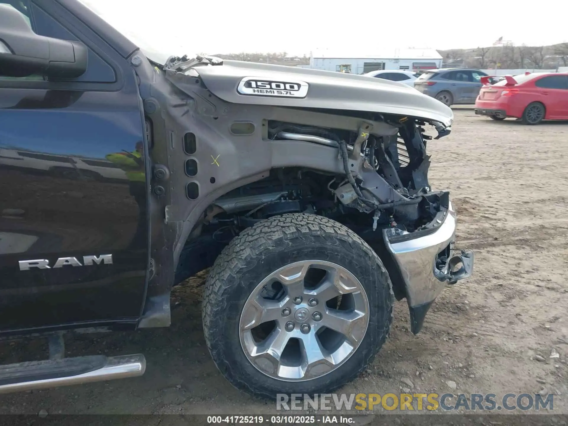 18 fotografías del automóvil dañado 1C6SRFFT7KN781986 RAM 1500 2019