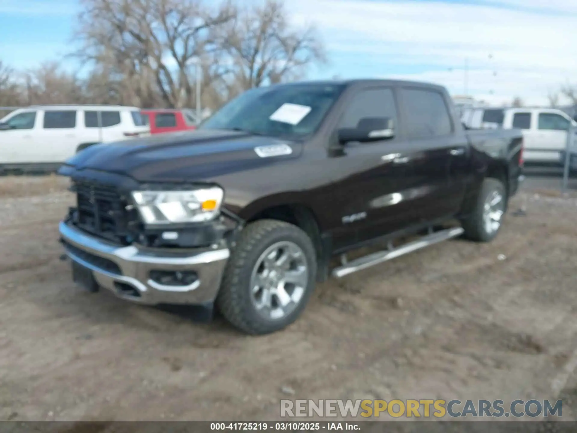2 fotografías del automóvil dañado 1C6SRFFT7KN781986 RAM 1500 2019