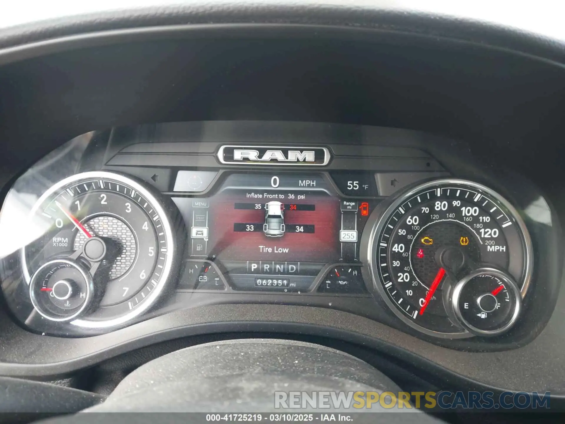 7 fotografías del automóvil dañado 1C6SRFFT7KN781986 RAM 1500 2019
