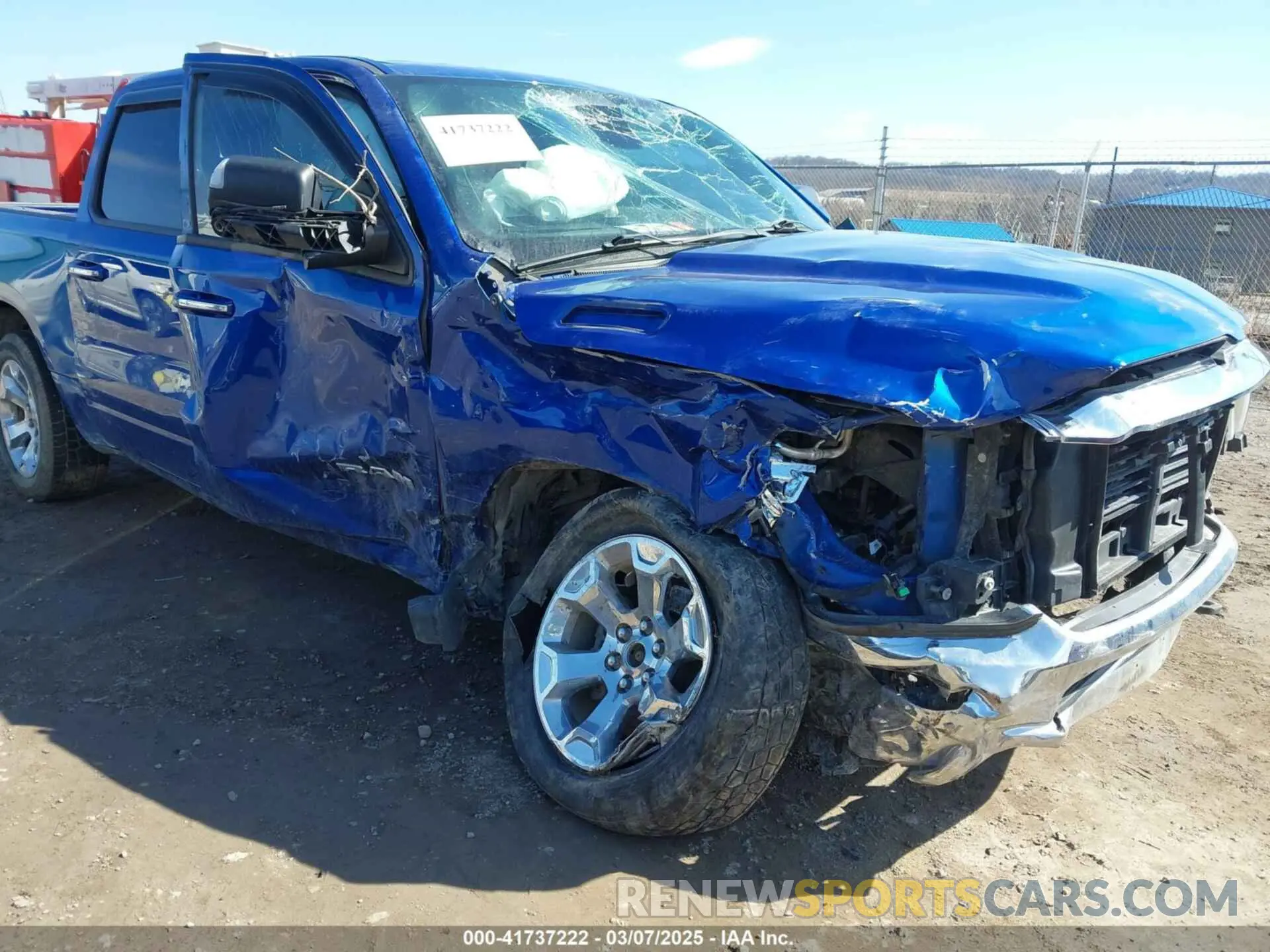 6 fotografías del automóvil dañado 1C6SRFFT7KN789375 RAM 1500 2019