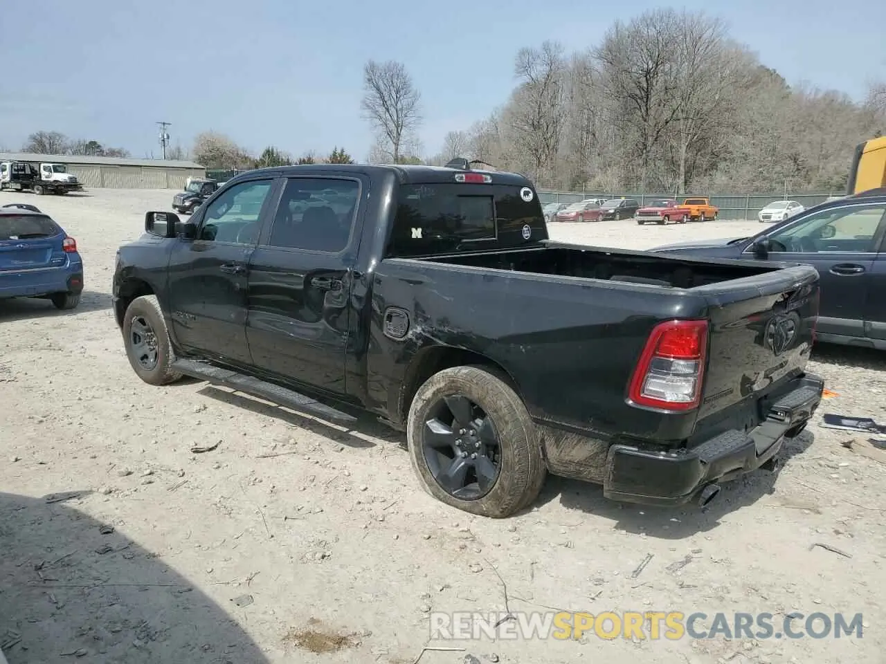 2 fotografías del automóvil dañado 1C6SRFFT7KN796990 RAM 1500 2019