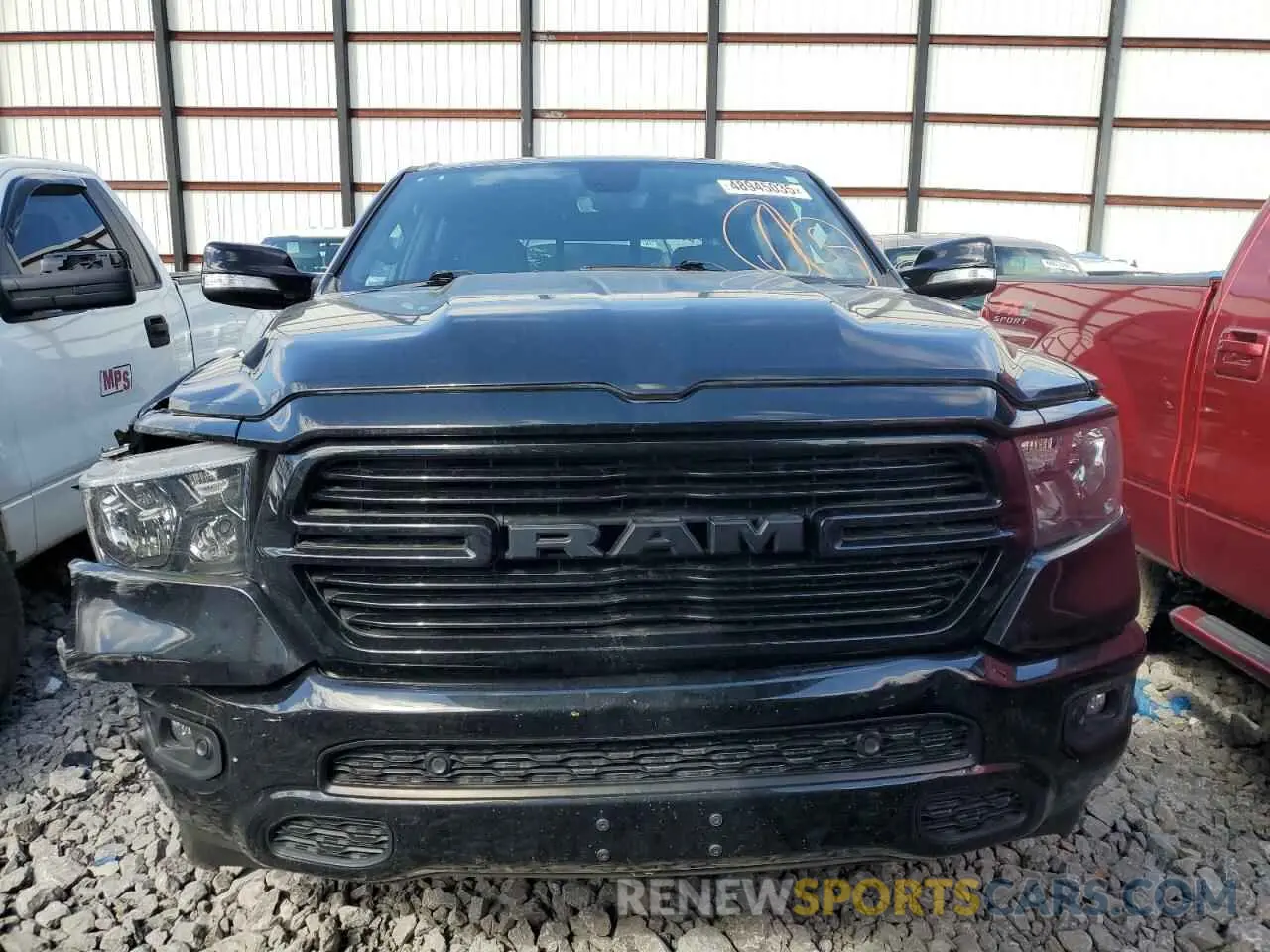 5 fotografías del automóvil dañado 1C6SRFFT7KN796990 RAM 1500 2019