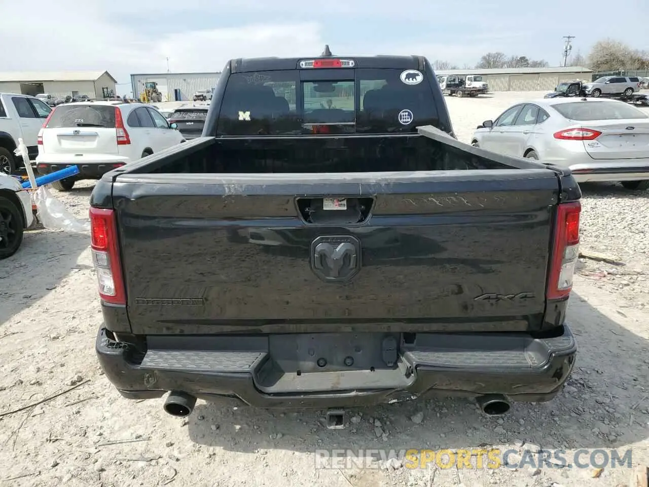 6 fotografías del automóvil dañado 1C6SRFFT7KN796990 RAM 1500 2019