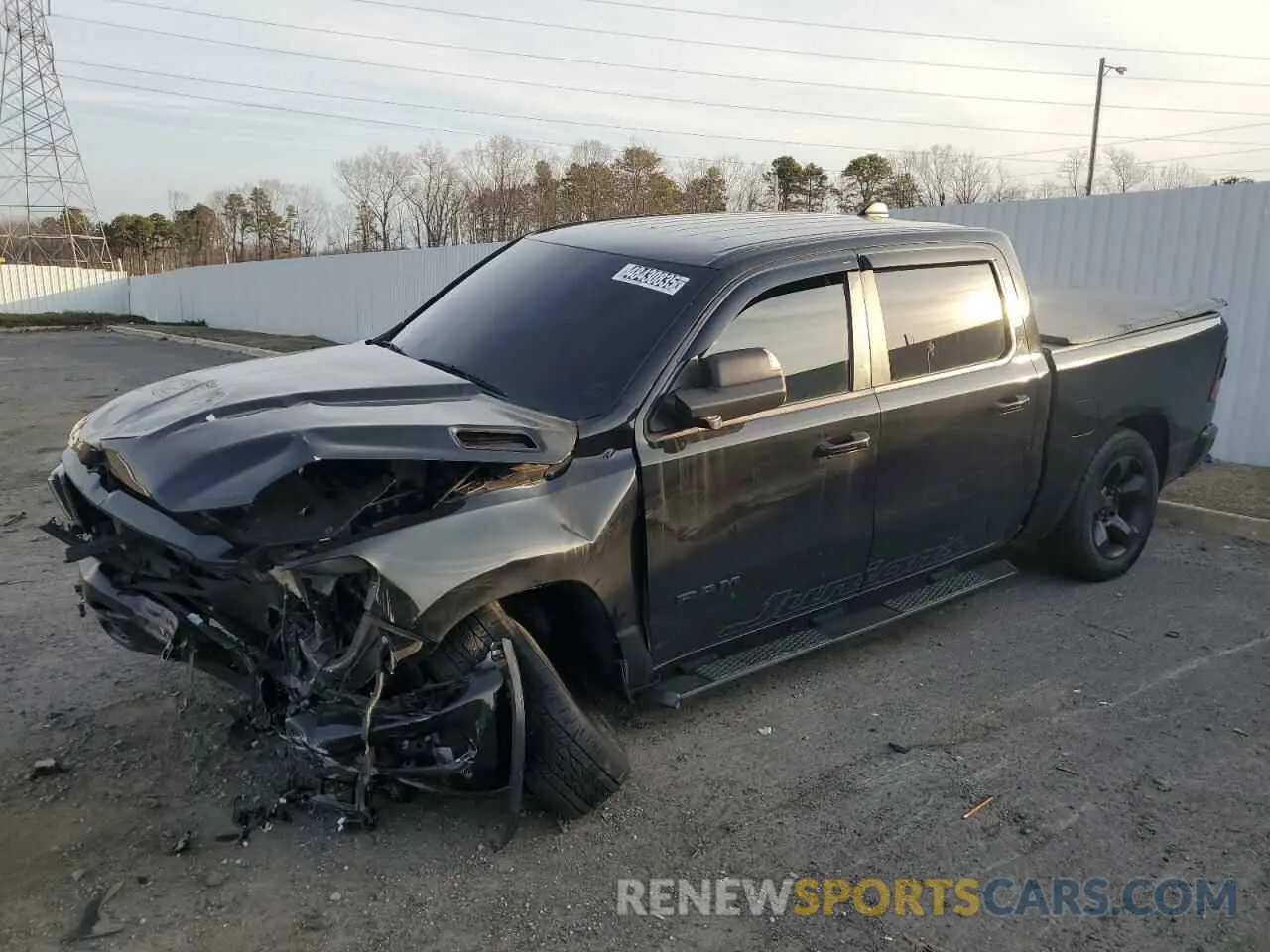 1 fotografías del automóvil dañado 1C6SRFFT8KN620112 RAM 1500 2019