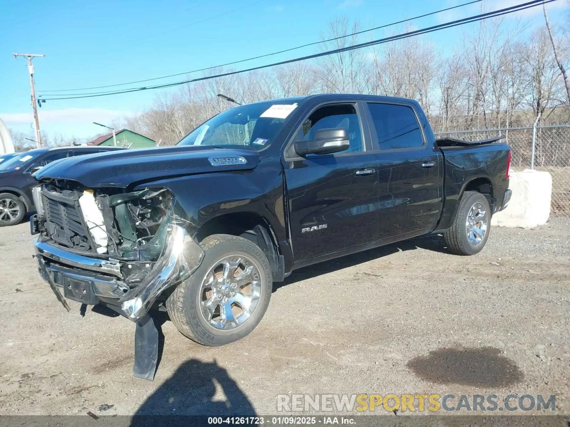 2 fotografías del automóvil dañado 1C6SRFFT8KN659895 RAM 1500 2019
