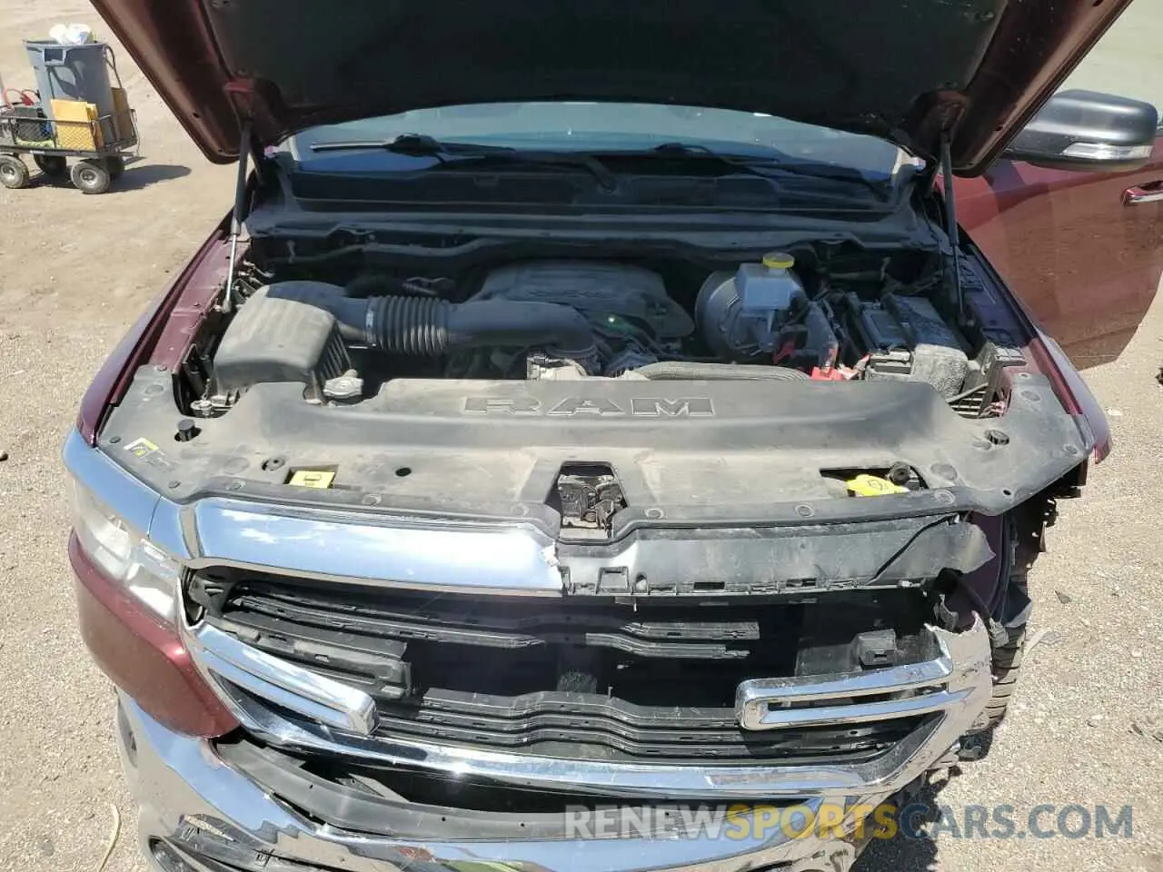 11 fotografías del automóvil dañado 1C6SRFFT8KN660206 RAM 1500 2019