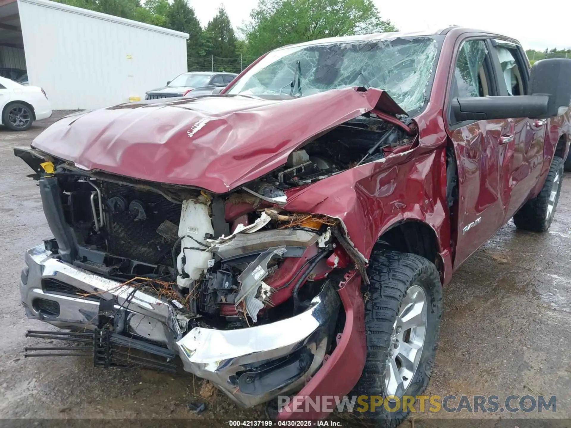 6 fotografías del automóvil dañado 1C6SRFFT9KN574273 RAM 1500 2019