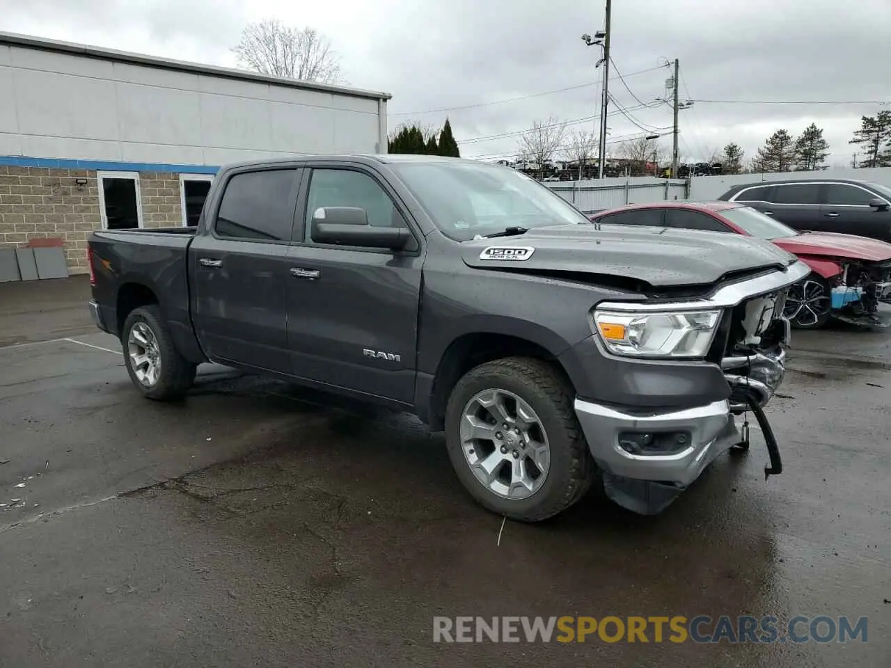 4 fotografías del automóvil dañado 1C6SRFFT9KN644239 RAM 1500 2019