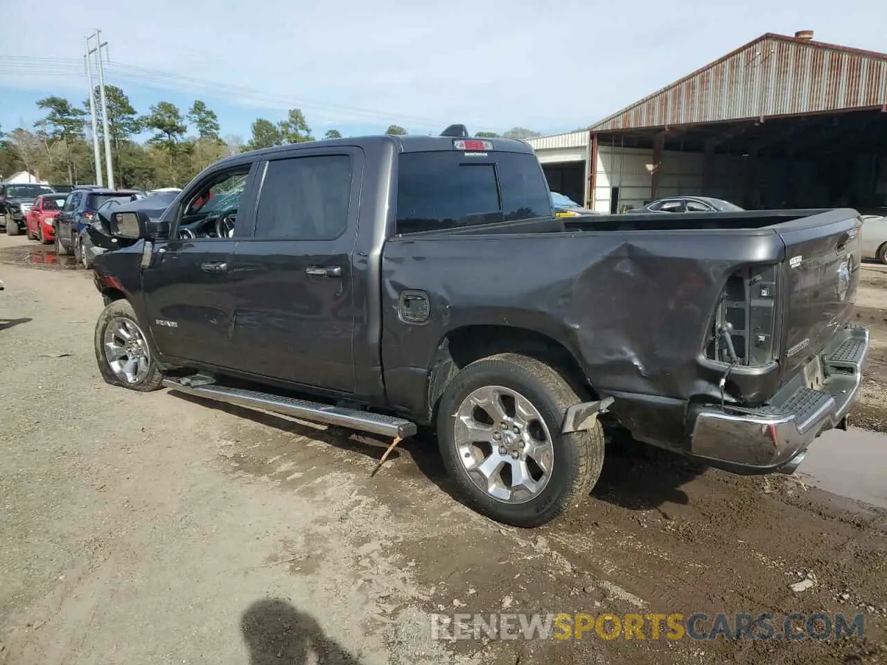 2 fotografías del automóvil dañado 1C6SRFFT9KN747533 RAM 1500 2019