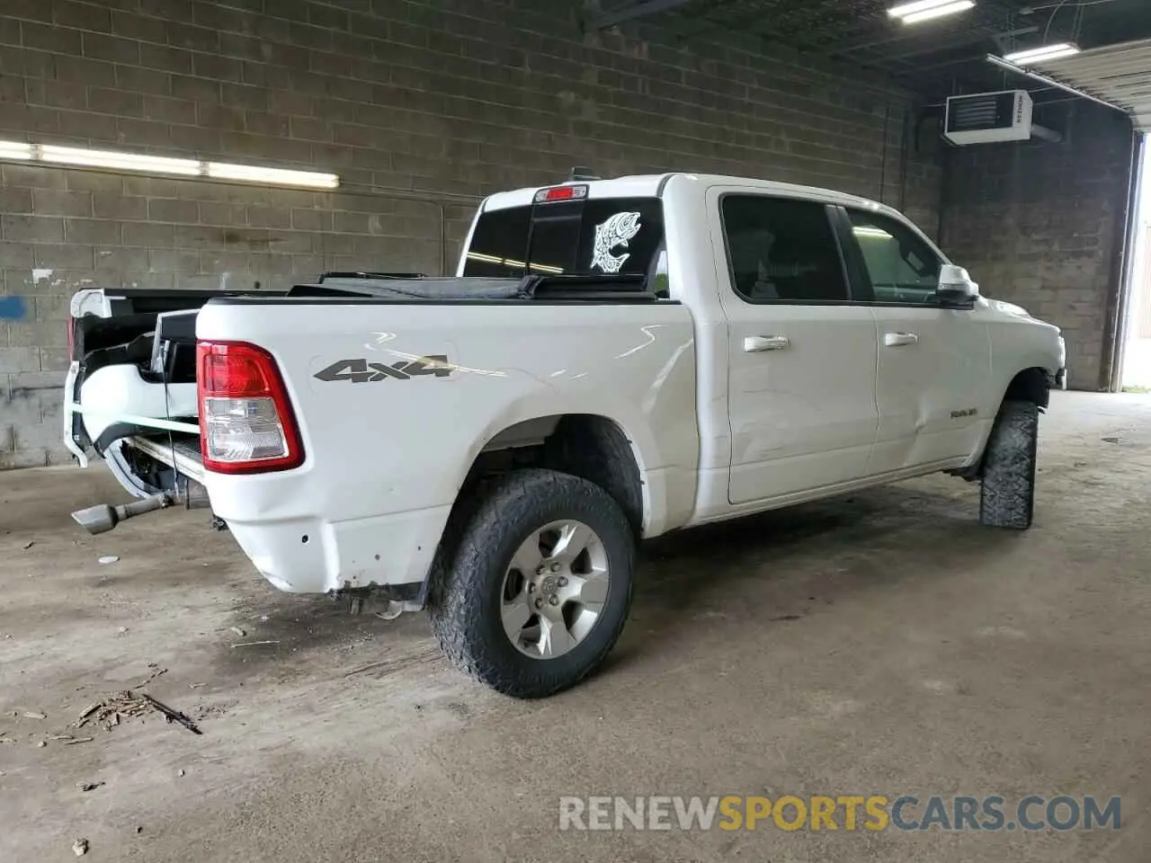 3 fotografías del automóvil dañado 1C6SRFFT9KN756328 RAM 1500 2019