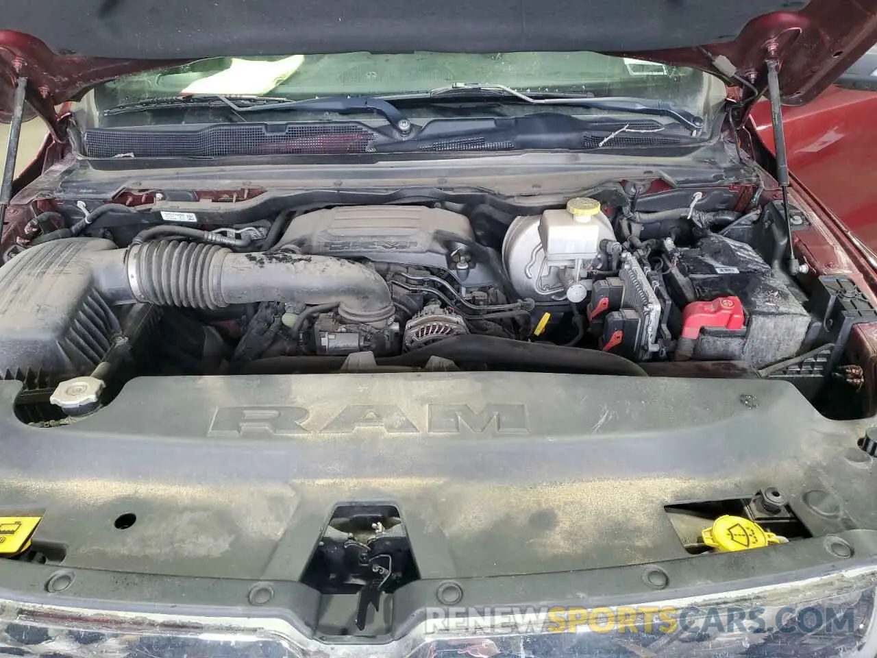 11 fotografías del automóvil dañado 1C6SRFFT9KN878851 RAM 1500 2019