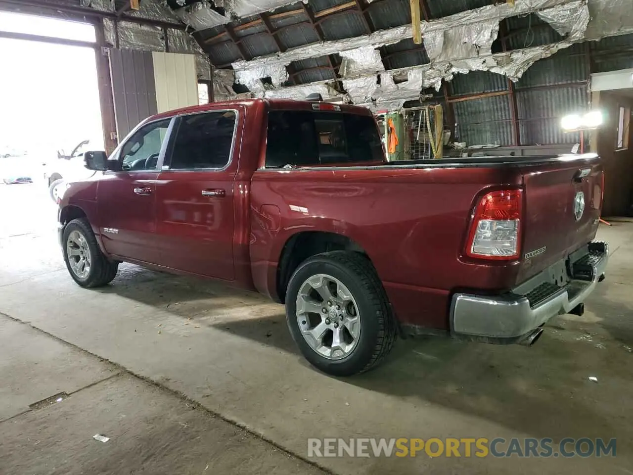 2 fotografías del automóvil dañado 1C6SRFFT9KN878851 RAM 1500 2019