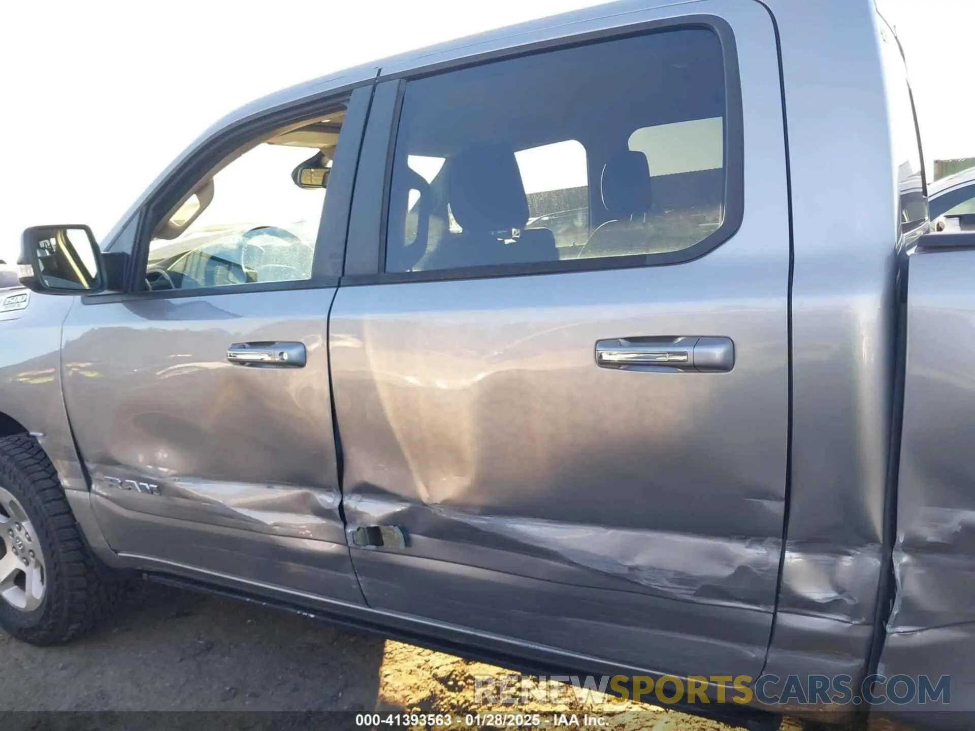 15 fotografías del automóvil dañado 1C6SRFFTXKN688055 RAM 1500 2019