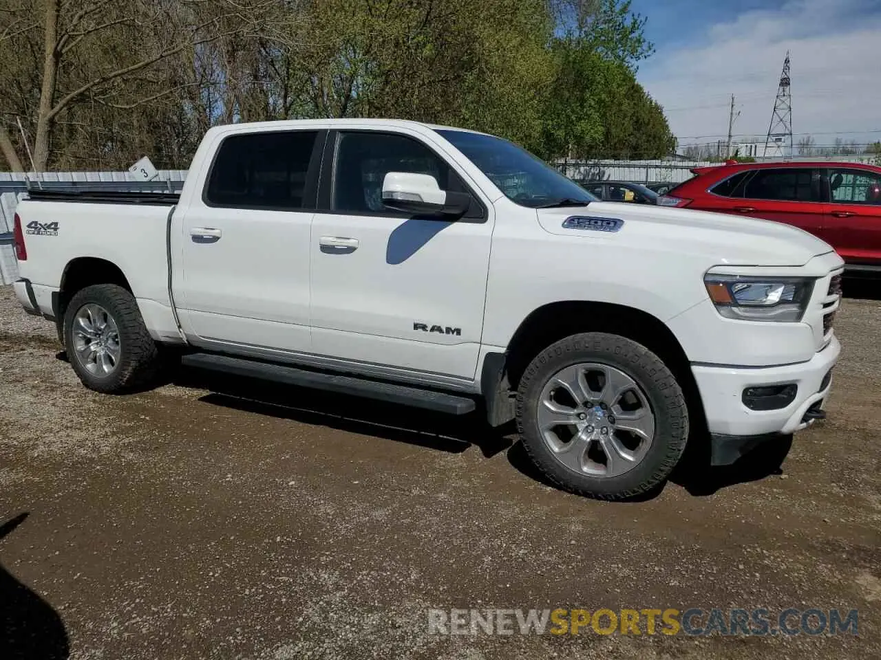 4 fotografías del automóvil dañado 1C6SRFFTXKN746228 RAM 1500 2019