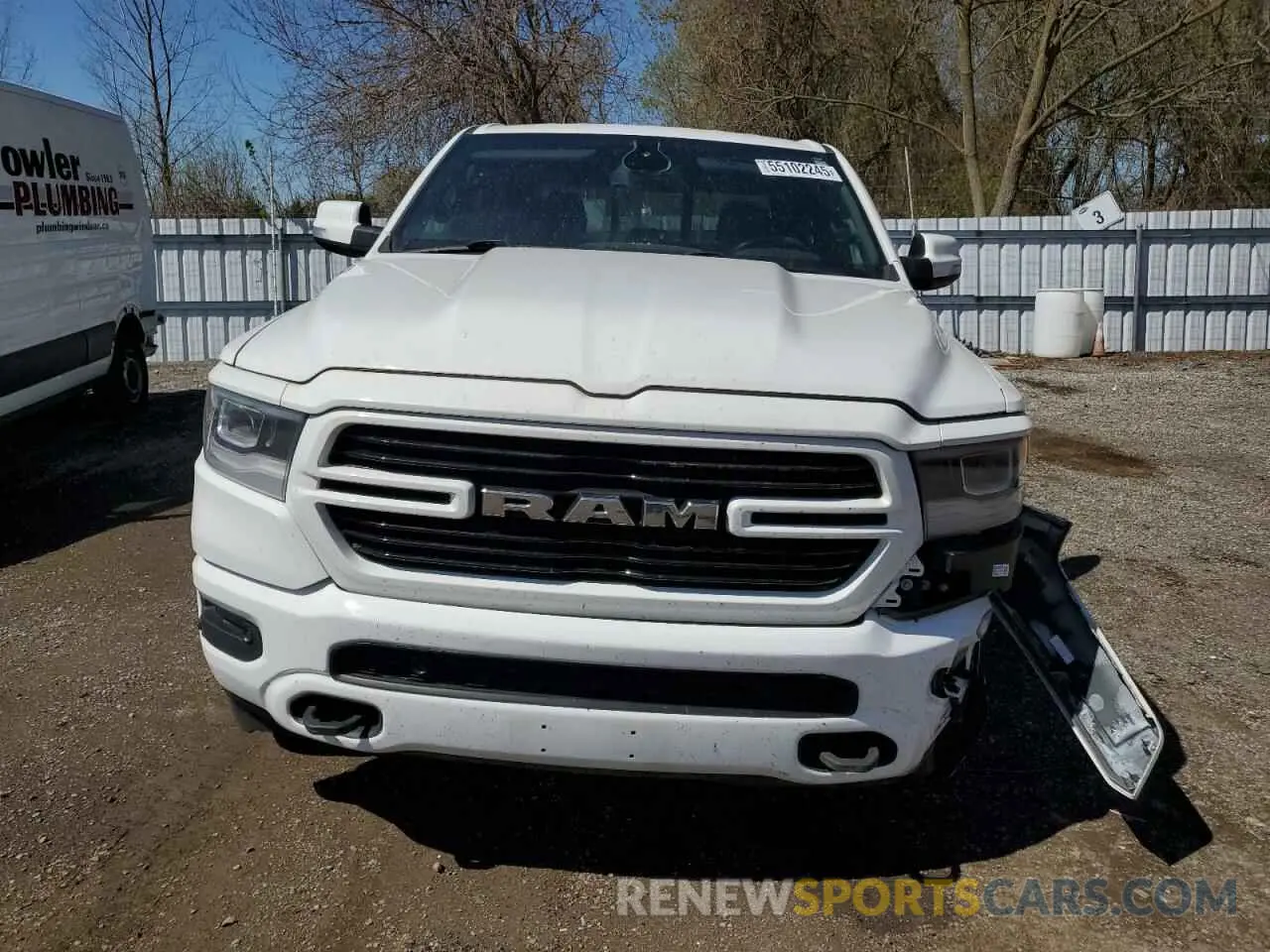 5 fotografías del automóvil dañado 1C6SRFFTXKN746228 RAM 1500 2019