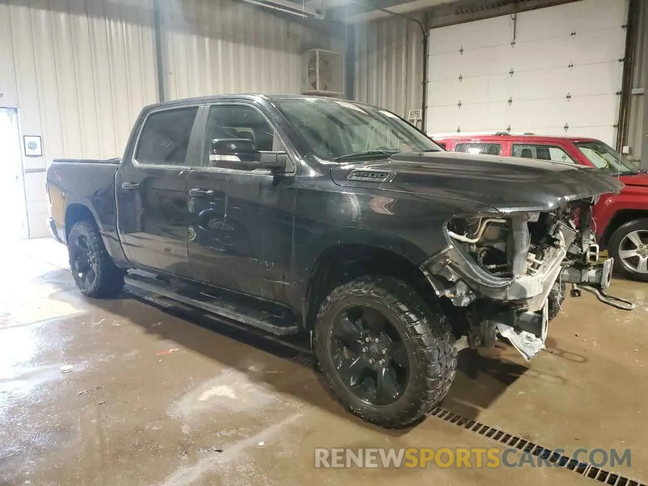 4 fotografías del automóvil dañado 1C6SRFFTXKN784333 RAM 1500 2019