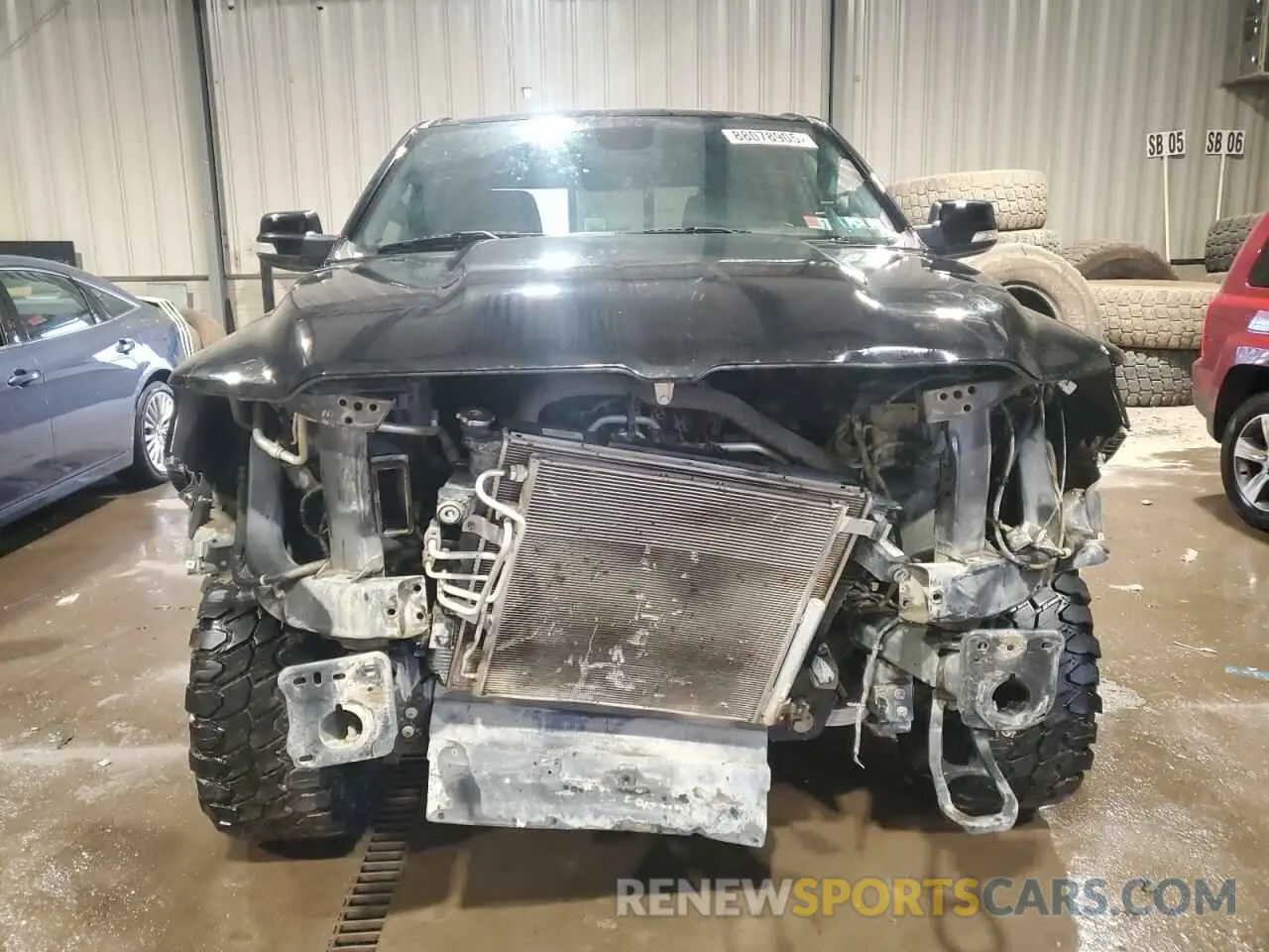 5 fotografías del automóvil dañado 1C6SRFFTXKN784333 RAM 1500 2019