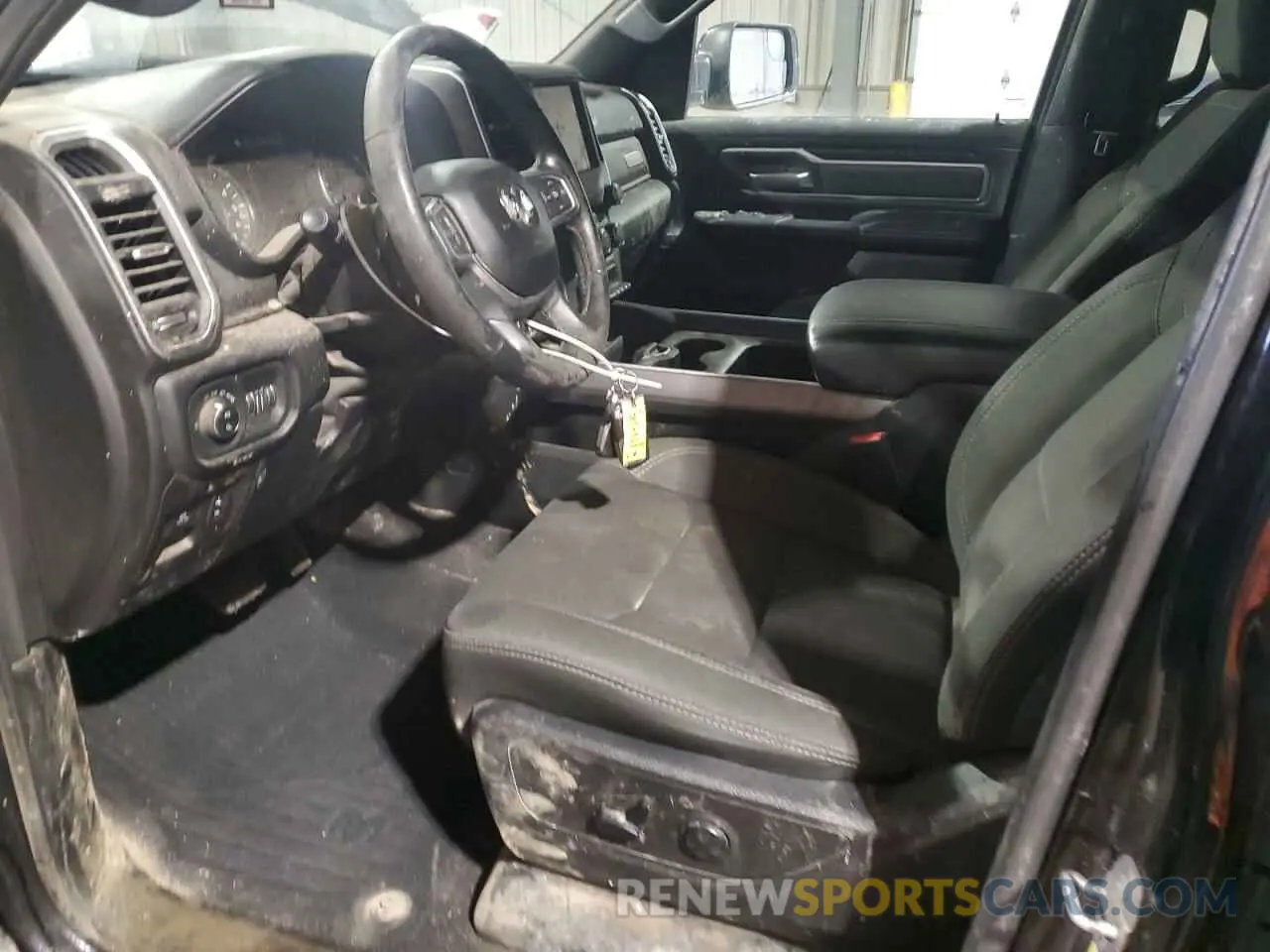 7 fotografías del automóvil dañado 1C6SRFFTXKN784333 RAM 1500 2019