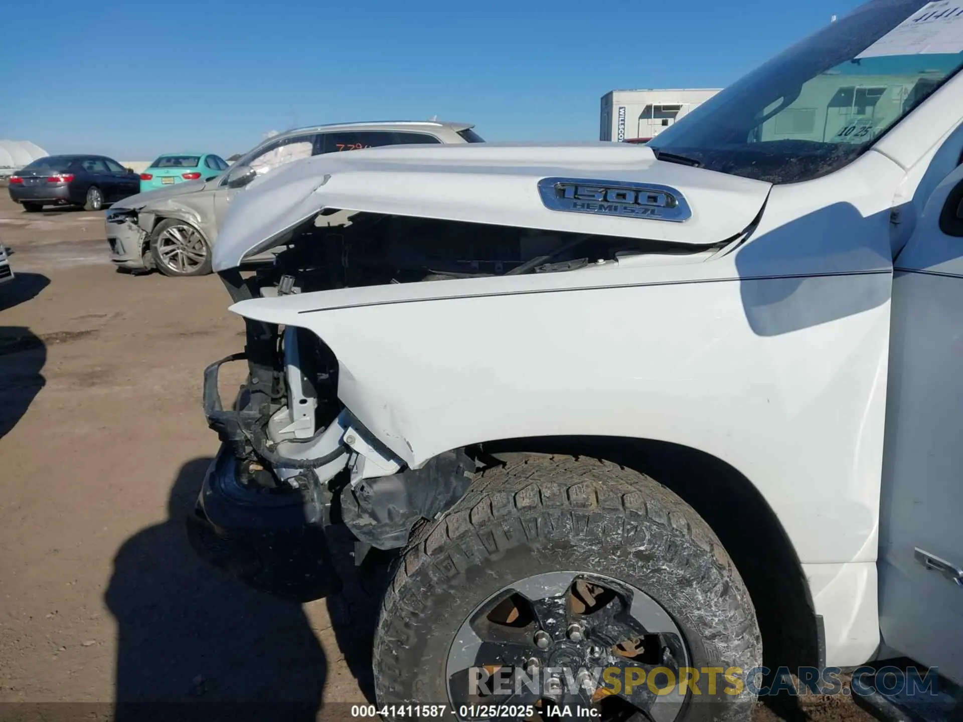20 fotografías del automóvil dañado 1C6SRFGT1KN627191 RAM 1500 2019