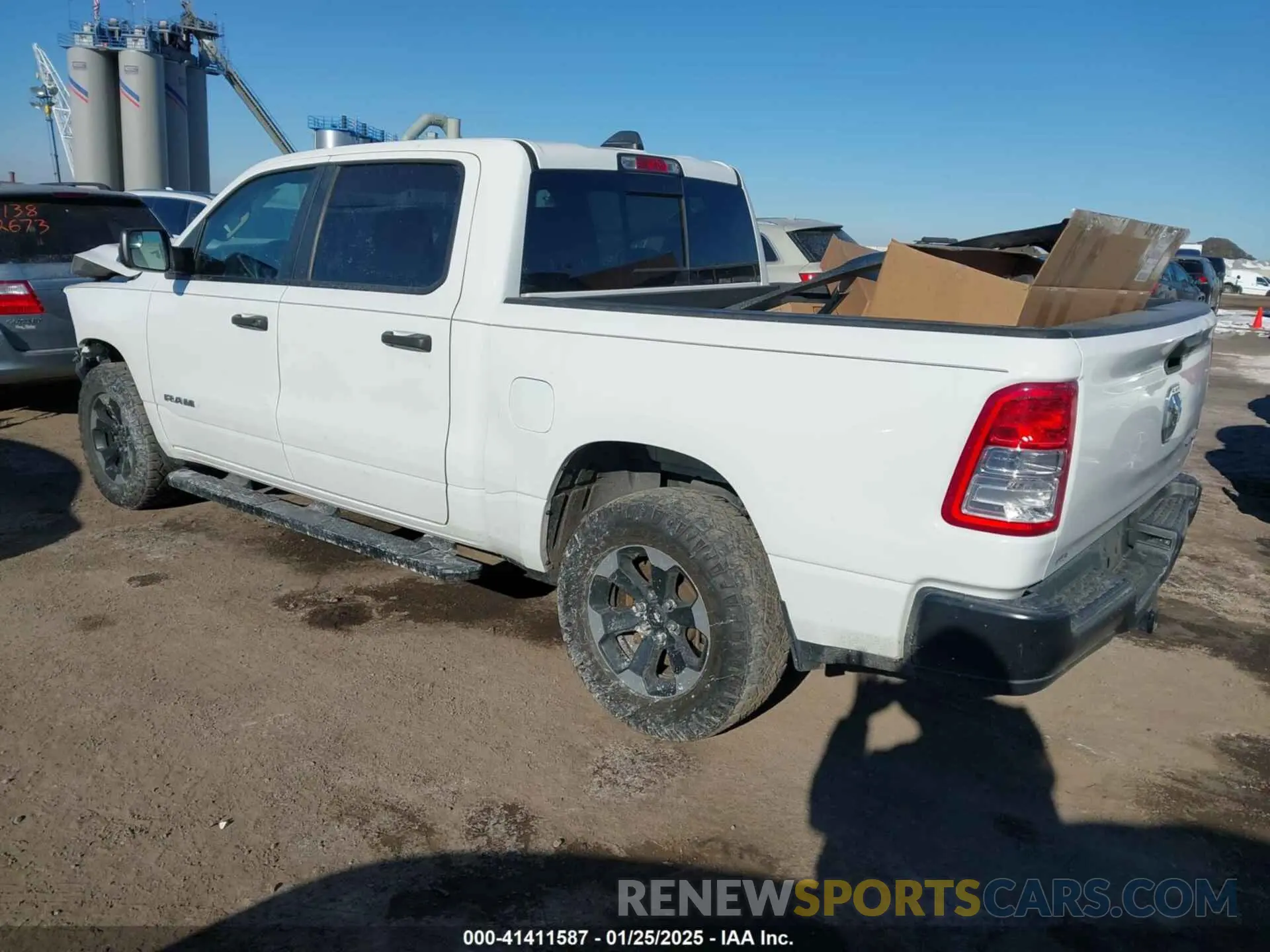 3 fotografías del automóvil dañado 1C6SRFGT1KN627191 RAM 1500 2019