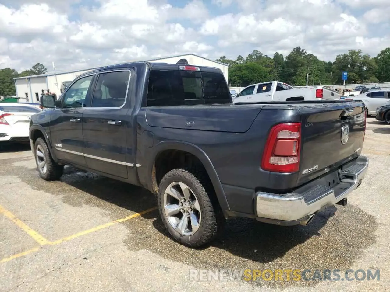 2 fotografías del automóvil dañado 1C6SRFHT0KN600739 RAM 1500 2019
