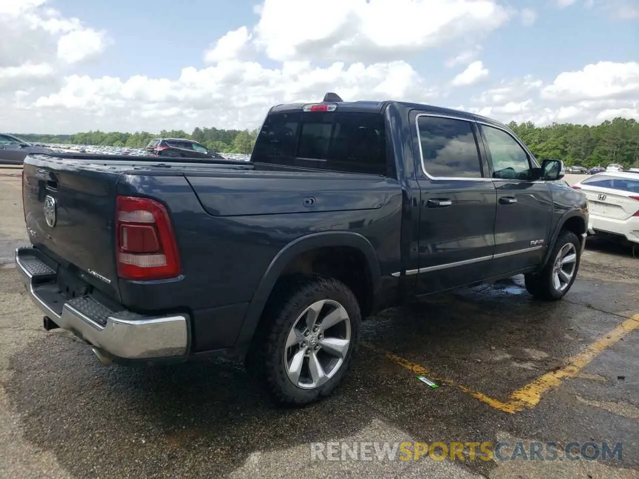 3 fotografías del automóvil dañado 1C6SRFHT0KN600739 RAM 1500 2019