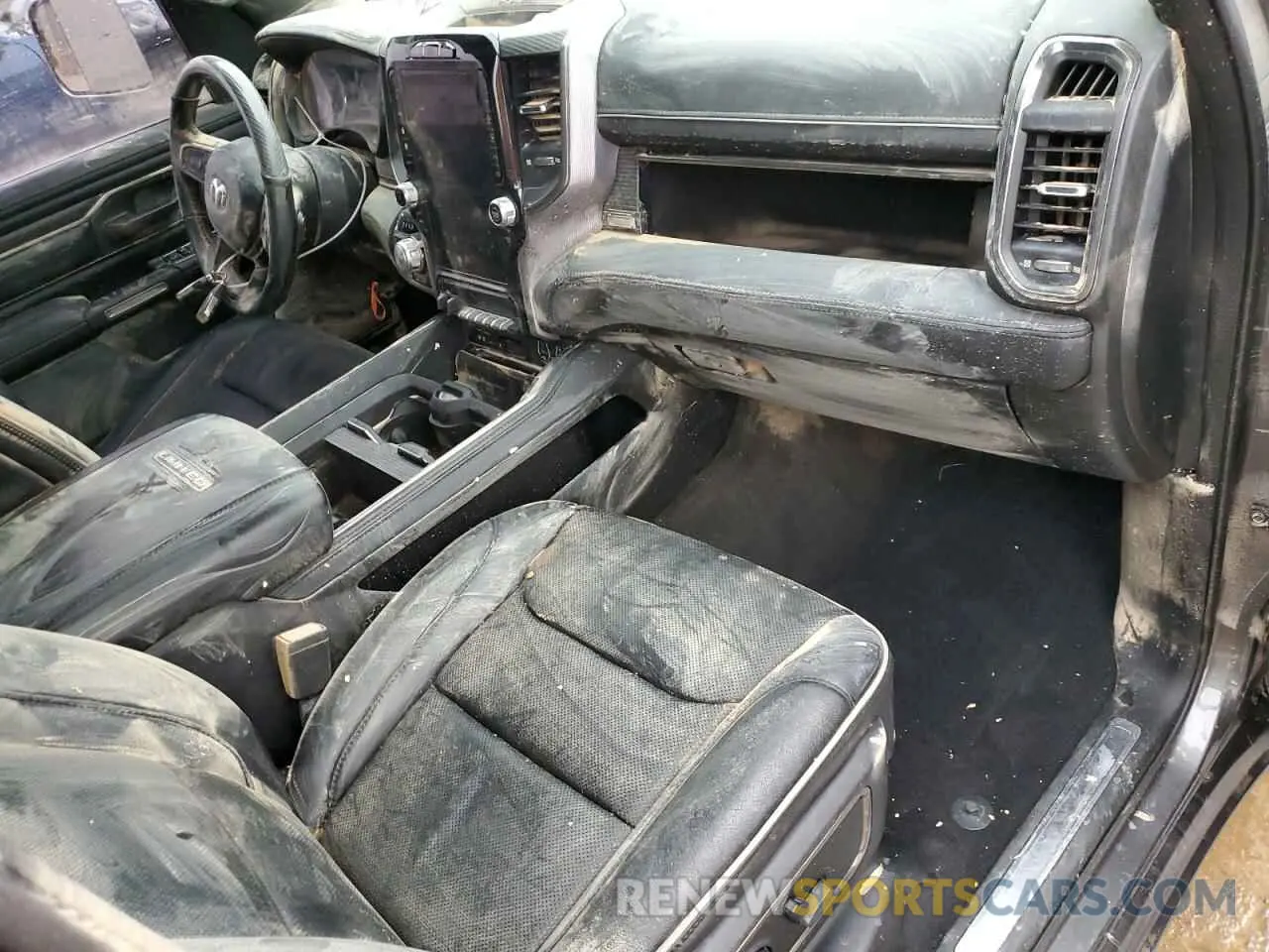 8 fotografías del automóvil dañado 1C6SRFHT3KN606034 RAM 1500 2019