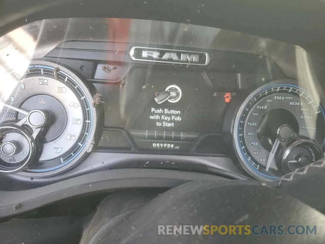 9 fotografías del automóvil dañado 1C6SRFHT3KN660580 RAM 1500 2019