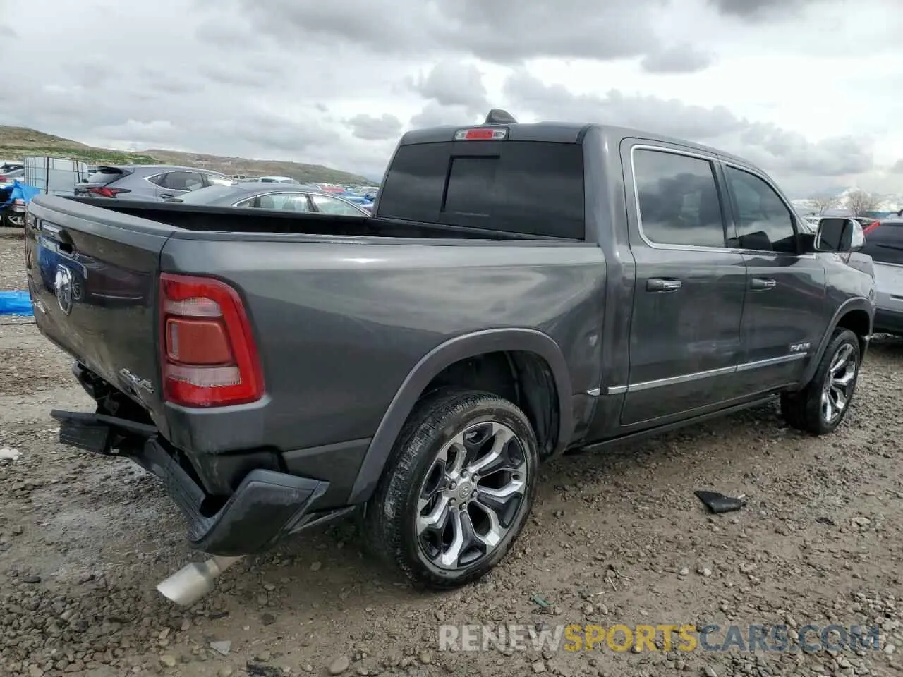 3 fotografías del automóvil dañado 1C6SRFHT4KN561850 RAM 1500 2019