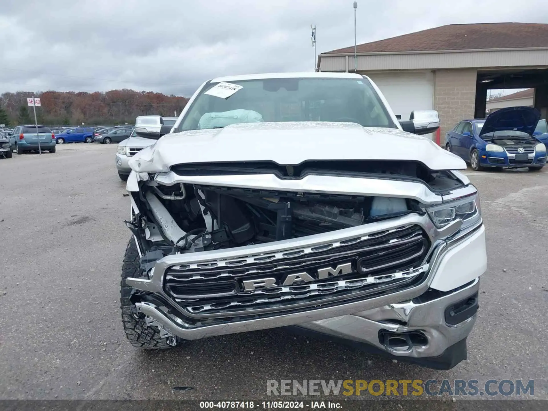 13 fotografías del automóvil dañado 1C6SRFHT5KN670477 RAM 1500 2019
