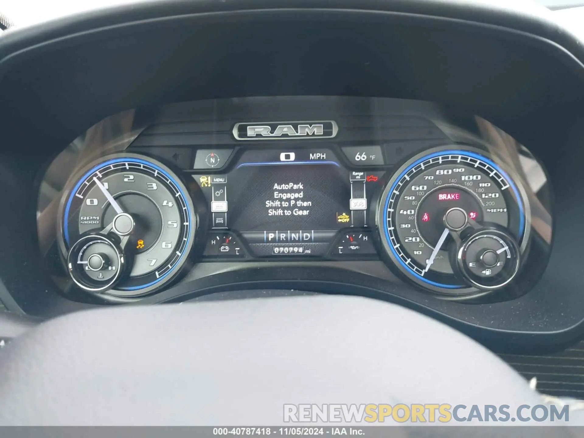 7 fotografías del automóvil dañado 1C6SRFHT5KN670477 RAM 1500 2019