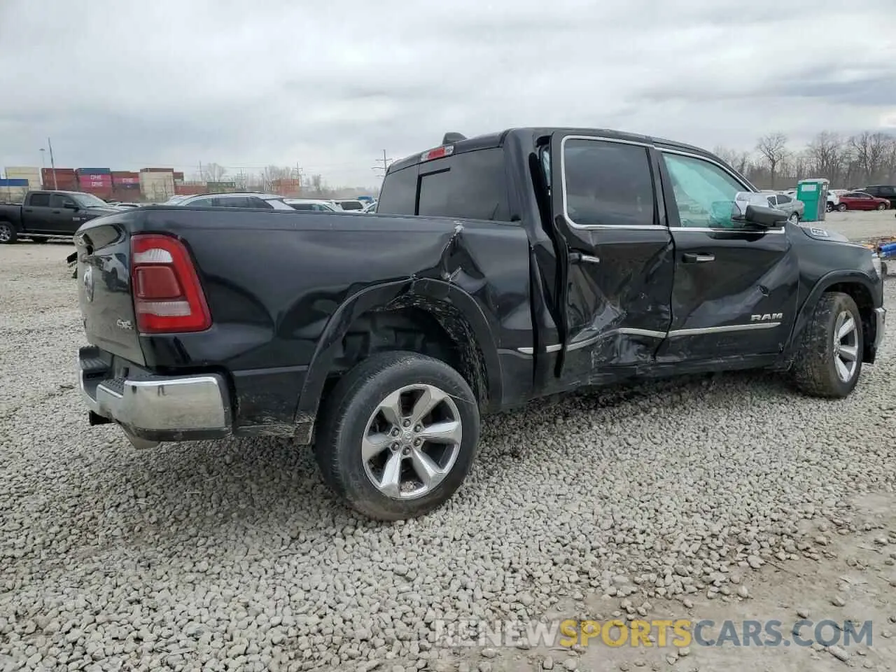 3 fotografías del automóvil dañado 1C6SRFHT5KN671936 RAM 1500 2019