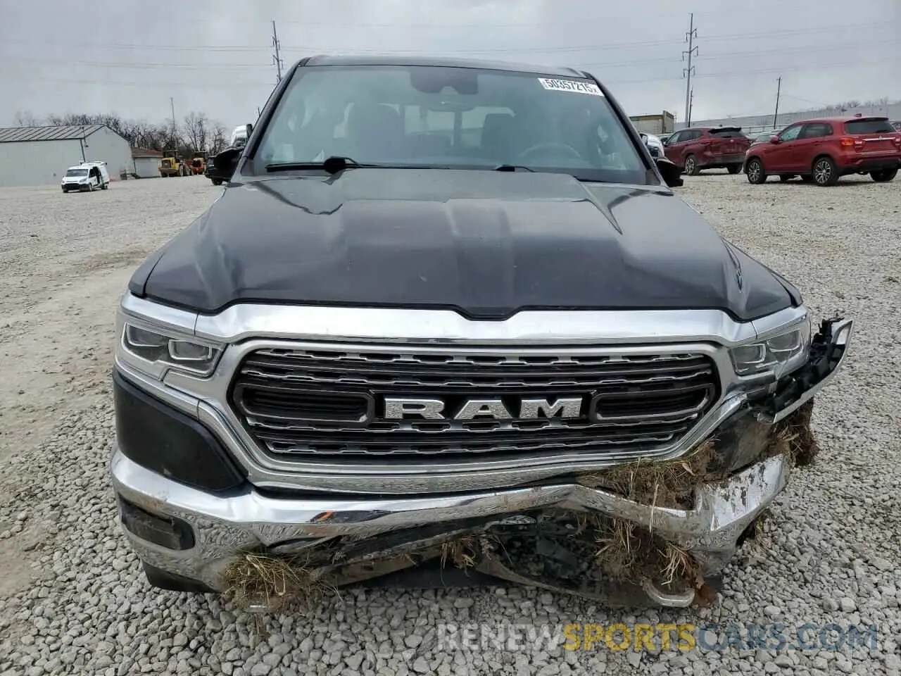 5 fotografías del automóvil dañado 1C6SRFHT5KN671936 RAM 1500 2019