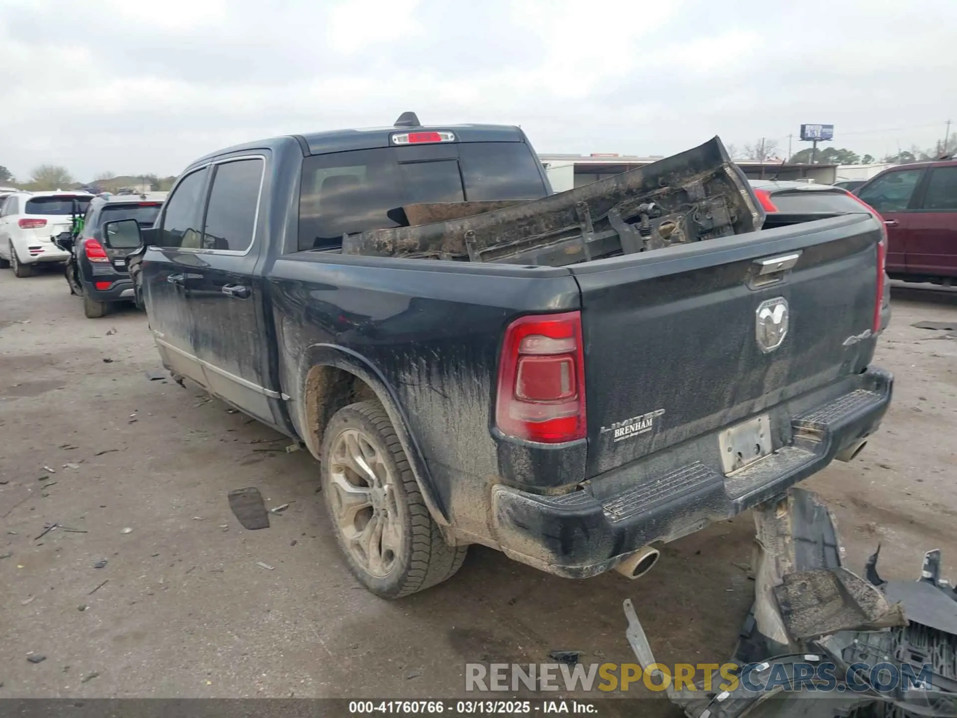 3 fotografías del automóvil dañado 1C6SRFHT9KN594990 RAM 1500 2019