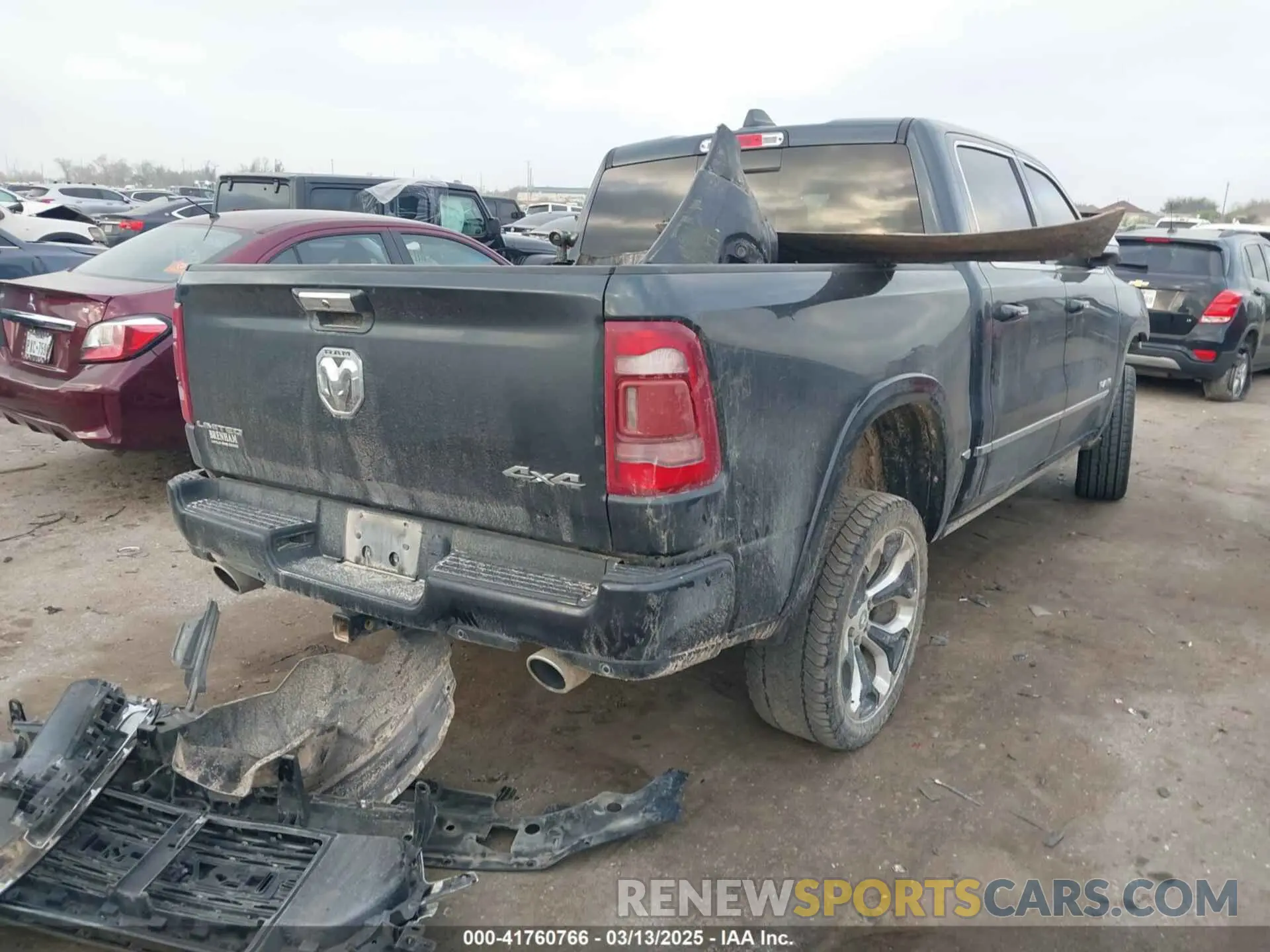 4 fotografías del automóvil dañado 1C6SRFHT9KN594990 RAM 1500 2019