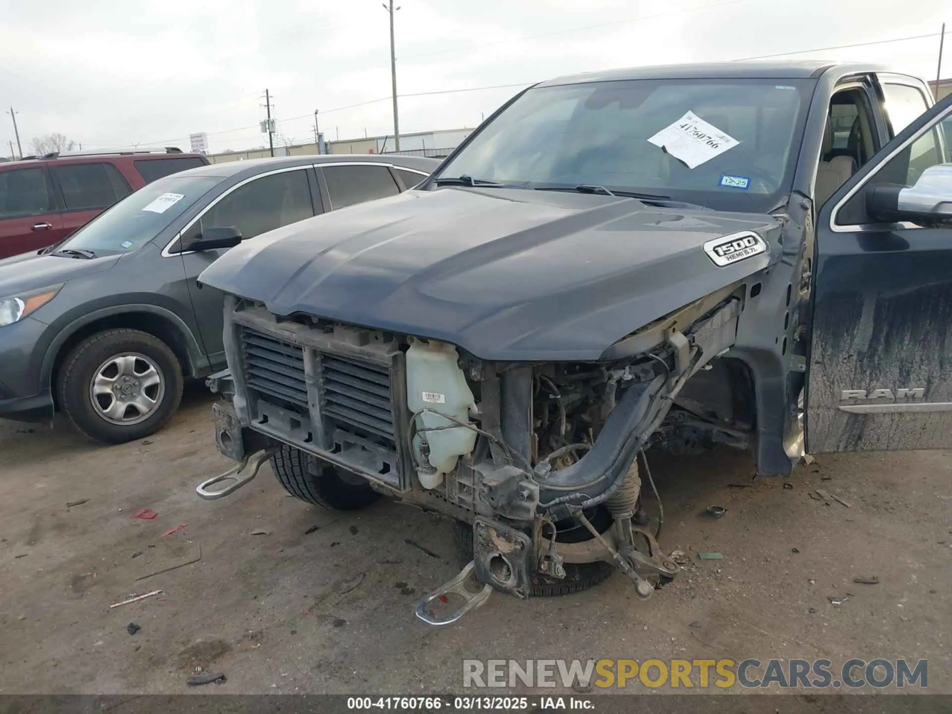 6 fotografías del automóvil dañado 1C6SRFHT9KN594990 RAM 1500 2019