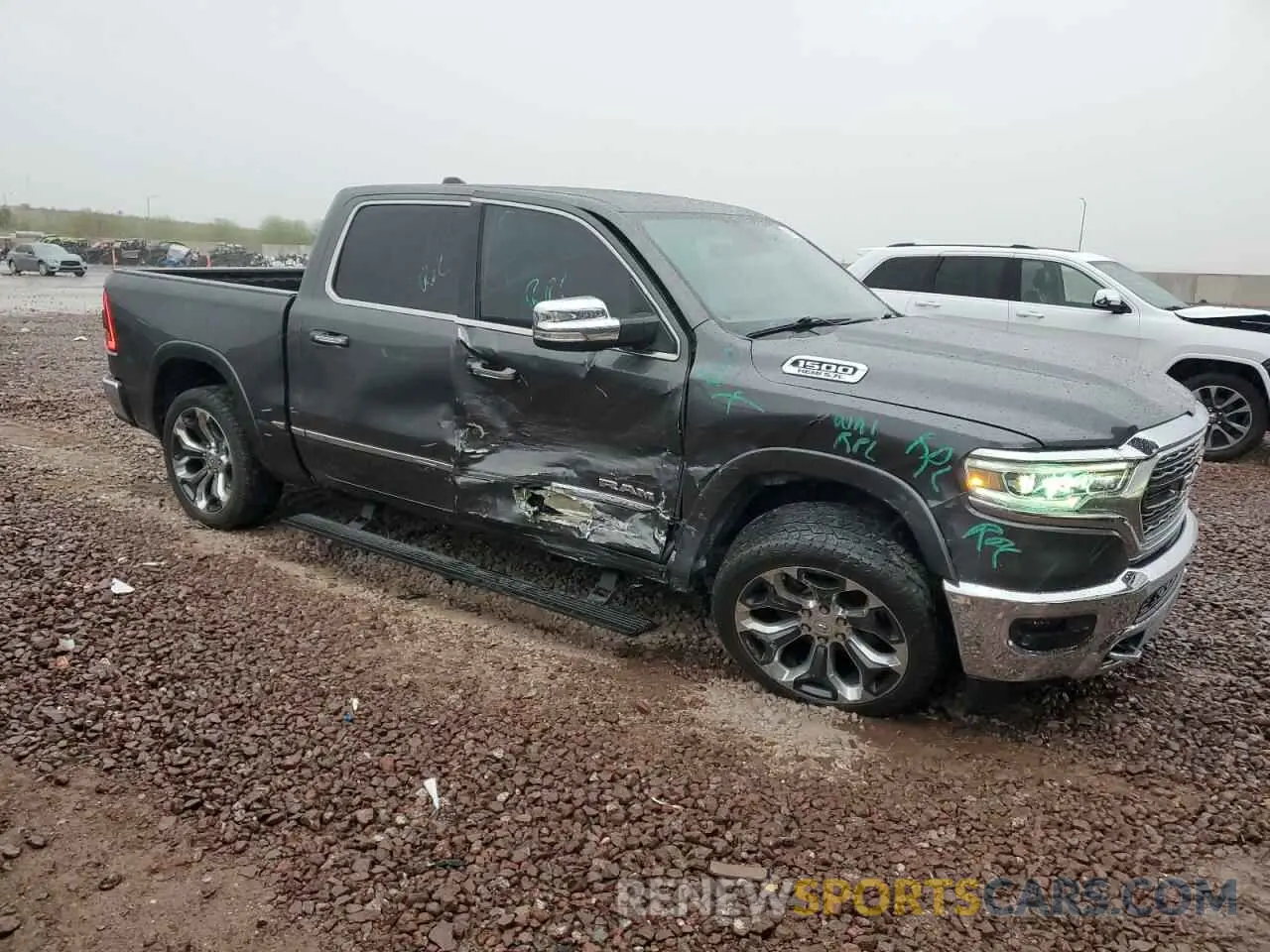 4 fotografías del automóvil dañado 1C6SRFHTXKN512958 RAM 1500 2019