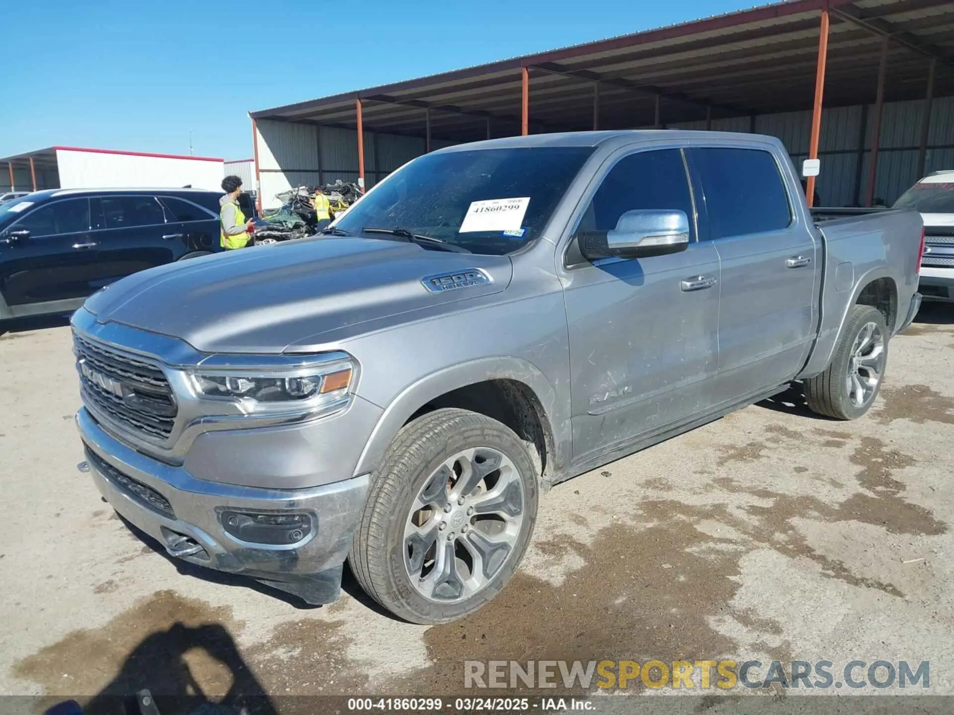 2 fotografías del automóvil dañado 1C6SRFHTXKN774690 RAM 1500 2019
